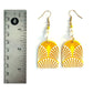 Art Deco Sun Beam Earrings