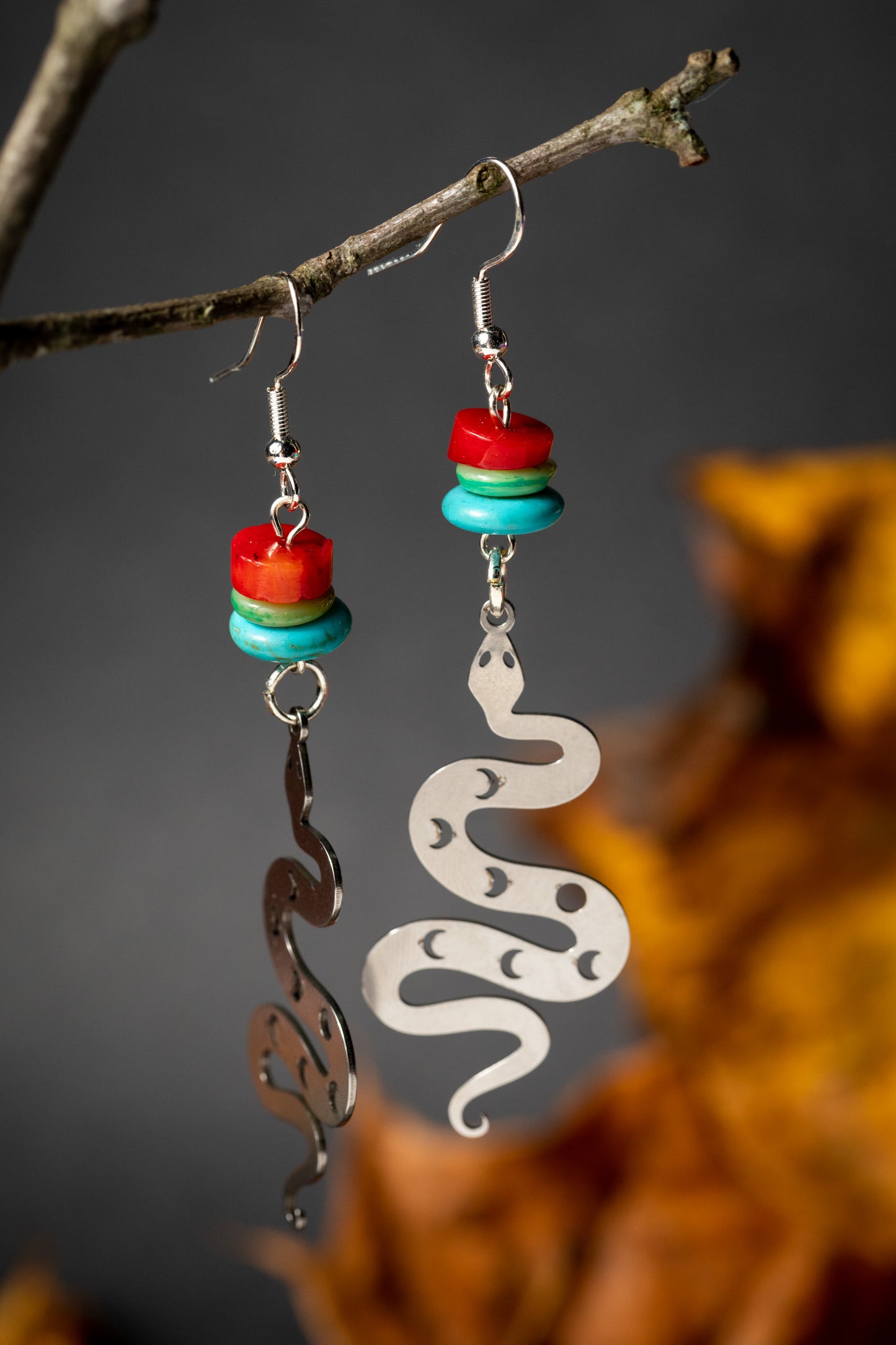 Luna Serpent Earrings
