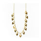 Gold Leaflet Long Necklace