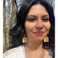 Art Deco Sun Beam Earrings