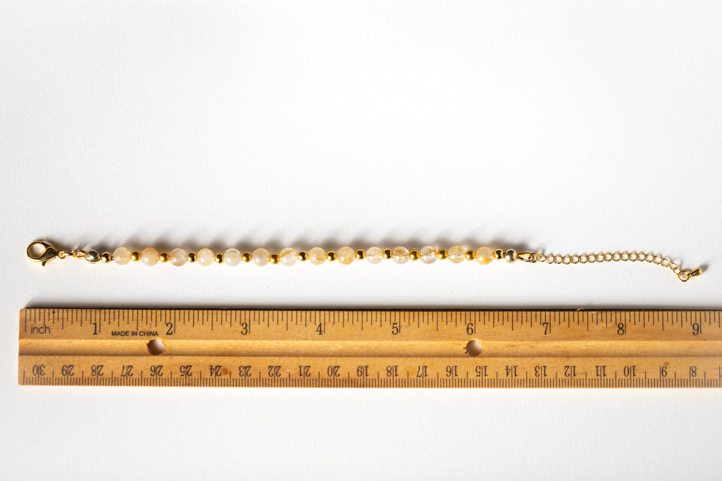 Golden Rutilated Quartz Bracelet