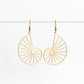 Nautilus Spiral Earrings in Gold
