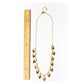 Gold Leaflet Long Necklace