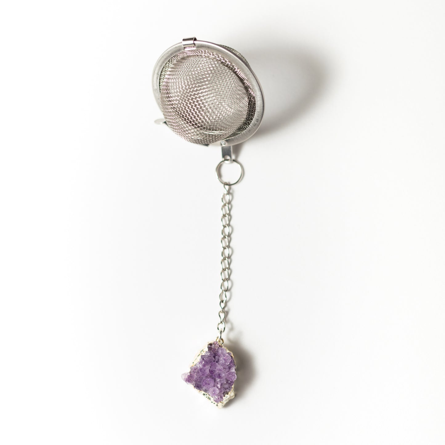 Amethyst Crystals Charmed Tea Infuser