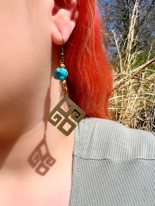 Southwest Crest Earrings