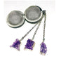 Amethyst Crystals Charmed Tea Infuser
