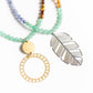 Chakra Beads Necklace with Nature Pendant