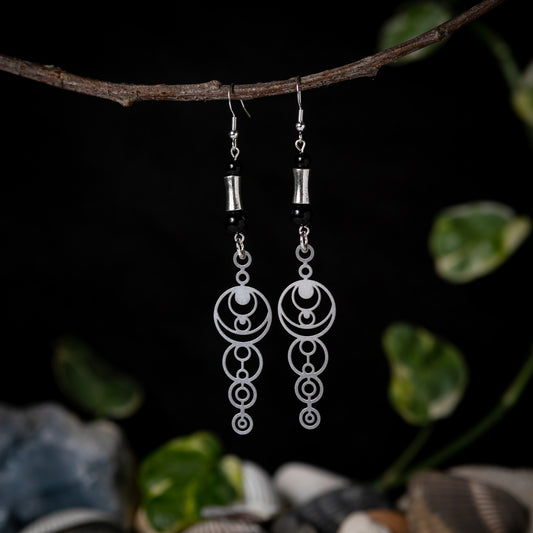 Geo Circle with Black Onyx
