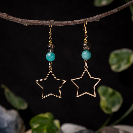 Sea and Sky Star Earrings