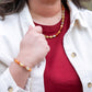 Yellow Aventurine Necklace and Bracelet Gift Set