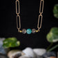 Smoky Quartz & Amazonite Triple Bead Necklace