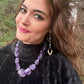 Raw Chunky Amethyst Necklace