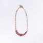 Strawberry Quartz Polished Stones Necklace