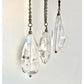 Clear Quartz Specimen Pendant Long Necklace