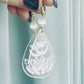 Chrystal Clear Etched Crystal Power Earrings