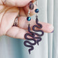Black Serpent Earrings